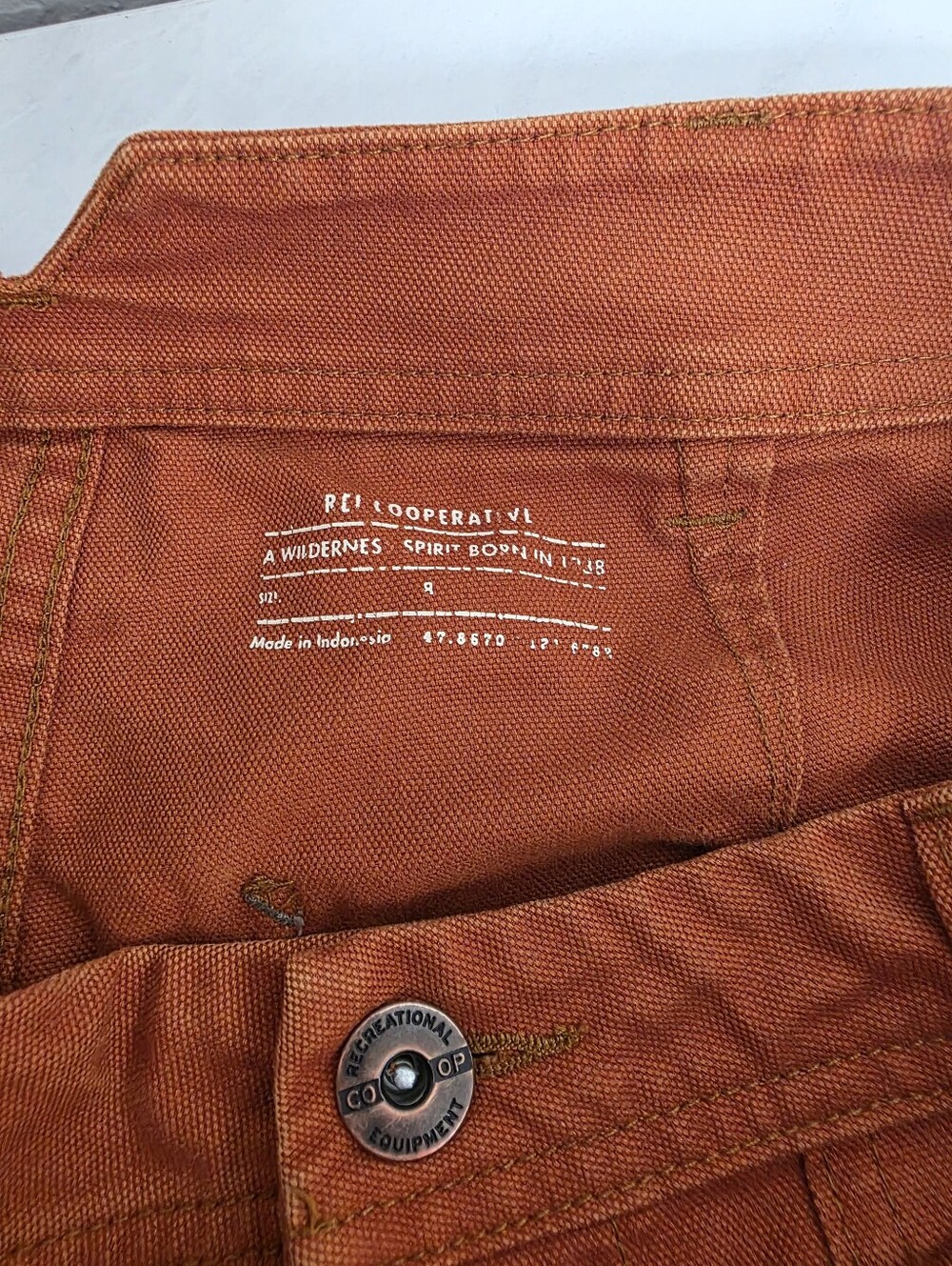REI Co-Op Trailsmith Shorts Rustic Clay Size 8 - Picture 10 of 10
